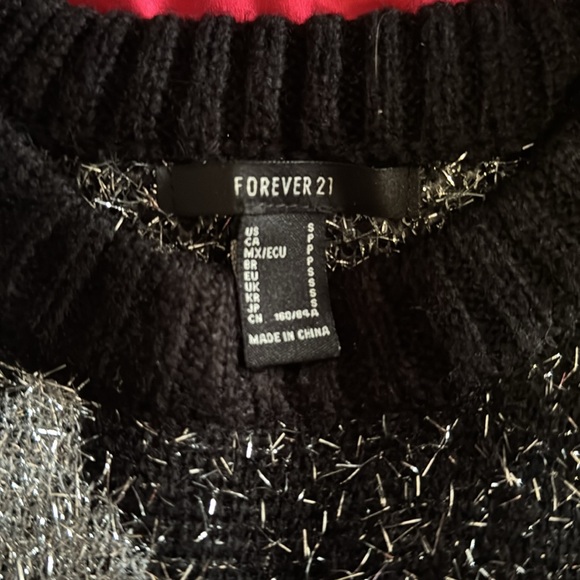 Forever 21 Metallic Flame Sweater - Picture 3 of 4
